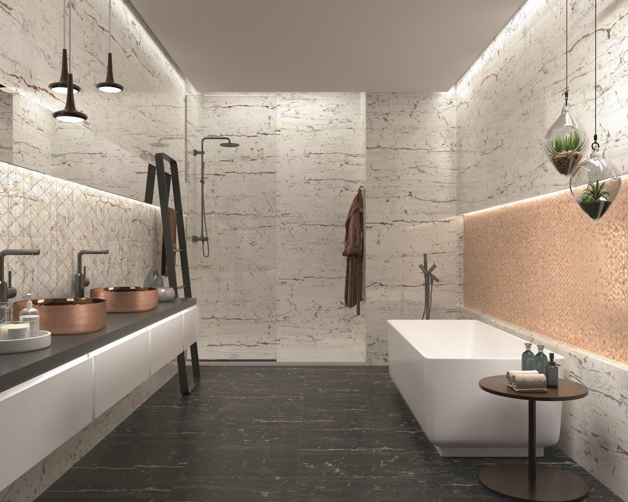 практичный дизайн интерьер ванной
