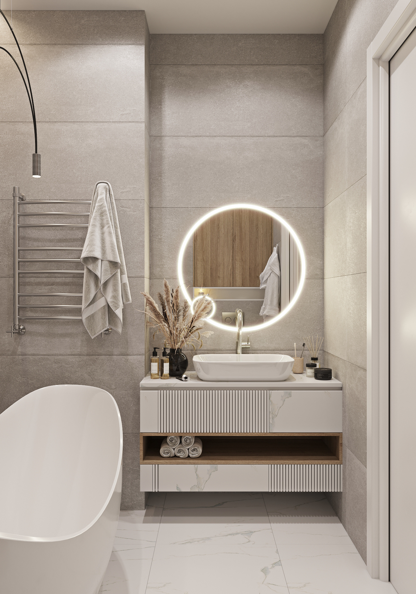 Дизайн ванной комнаты от Златы Бочаровой