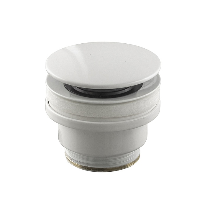 Донный клапан универсальный (clicker) белый