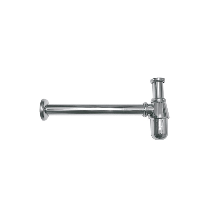 Сифон для раковины в виде бутылки хром