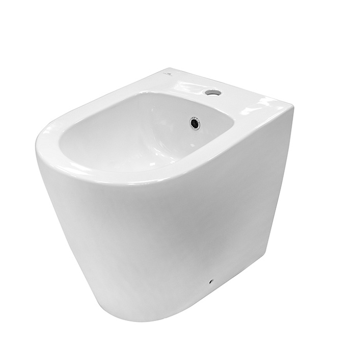 Acro Compact Биде напольное с креплениями белое