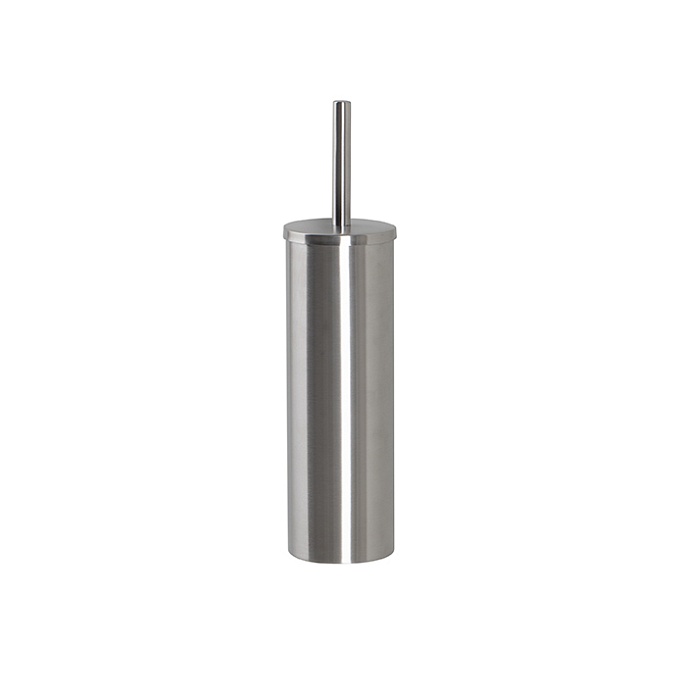 Round Inox Держатель ерша для унитаза напольный и настенный полированная сталь