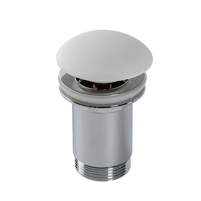 Slender Донный клапан (кнопка-клик) без перелива цвет Carrara Marble