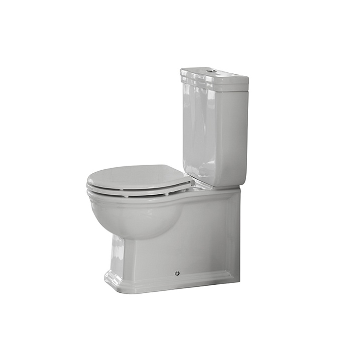Antic Бачок для унитаза с нижним правым подводом воды белый кнопка хром