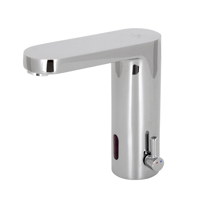 Hotels Смеситель электронный с двумя подводами воды блок питания AC 100-240V хром