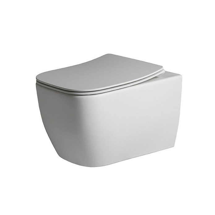 Lounge Унитаз подвесной с креплениями белый матовый