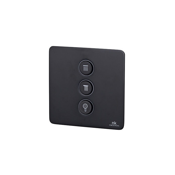 Touch&Feel Переключатель на 3 выхода черный