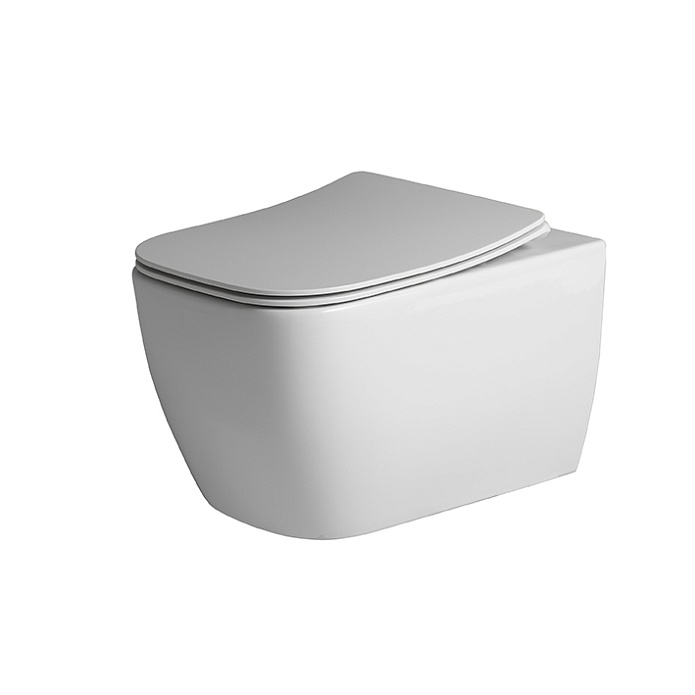 Lounge Унитаз подвесной с креплениями белый