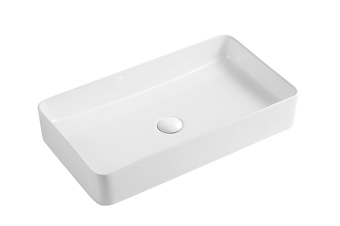 ZDC Раковина 61х34,5х11 см на столешницу белая
