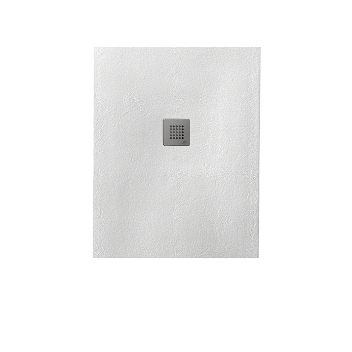 Flat Поддон 100х90x3 см Light Stone белый
