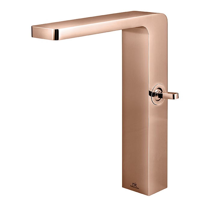 Lounge Смеситель для раковины с высоким изливом однорычажный медь