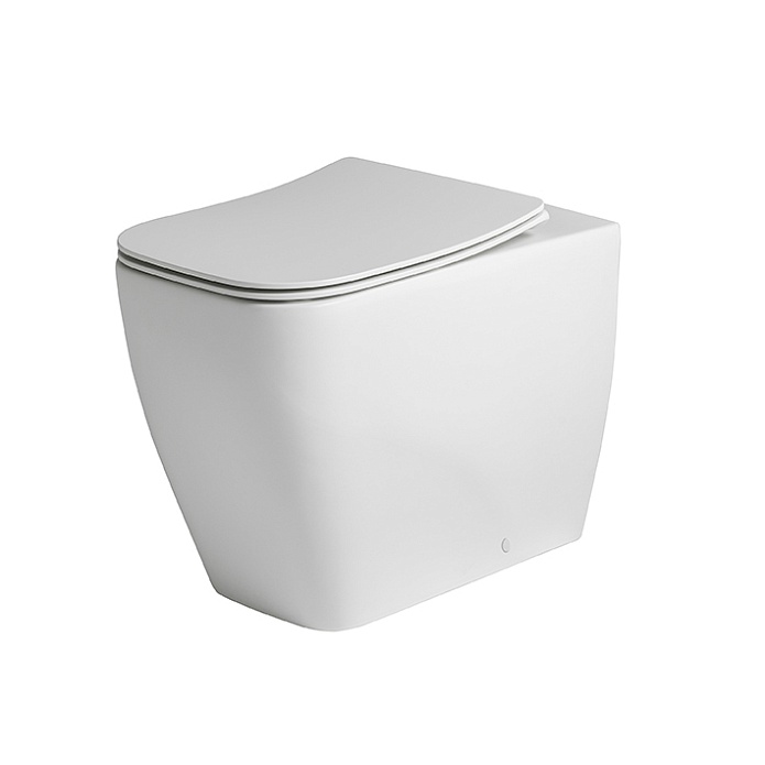 Lounge Унитаз напольный с креплениями белый матовый
