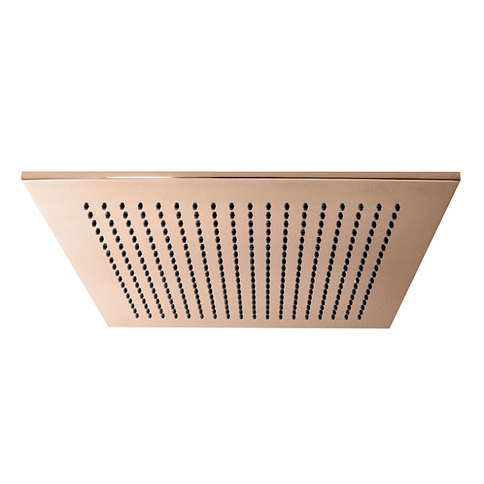Neptune Slim Square Верхний душ 29,5х29,5 см c шаровым соединением медь