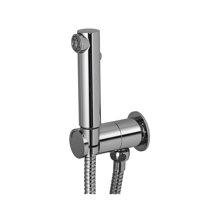 Round Комплект гигиенического душа (душ+шланг+вентиль запорный)