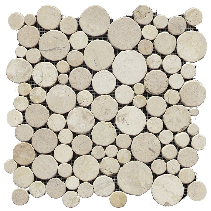 Paradise Round Stone Blanco 31,5x31,5x1