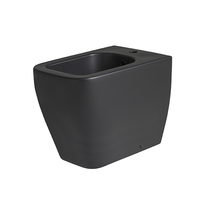 Lounge Биде напольное с креплениями черный матовый