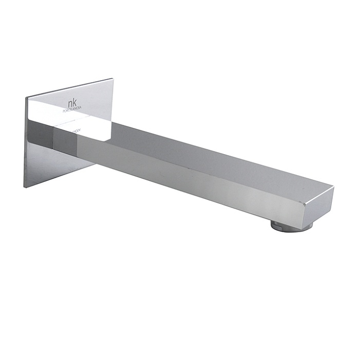 Square Излив для ванны утопленный универсальный хром