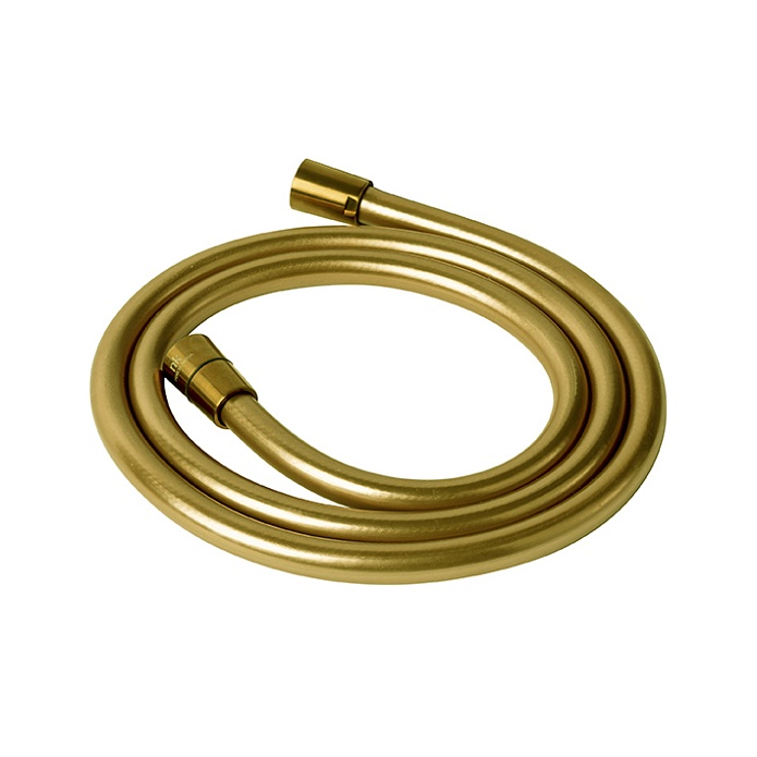 Гибкий шланг 150 см с покрытием PVC золото матовое
