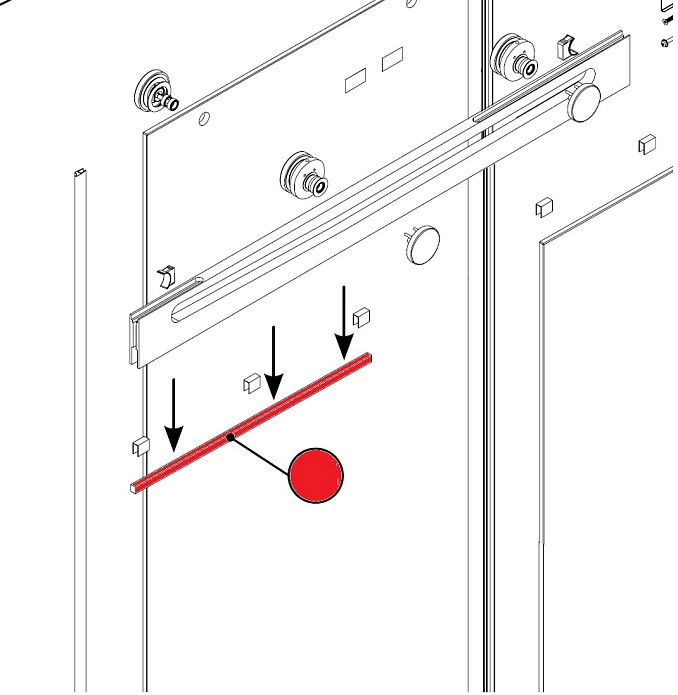 Silke Профиль алюминиевый верхний 