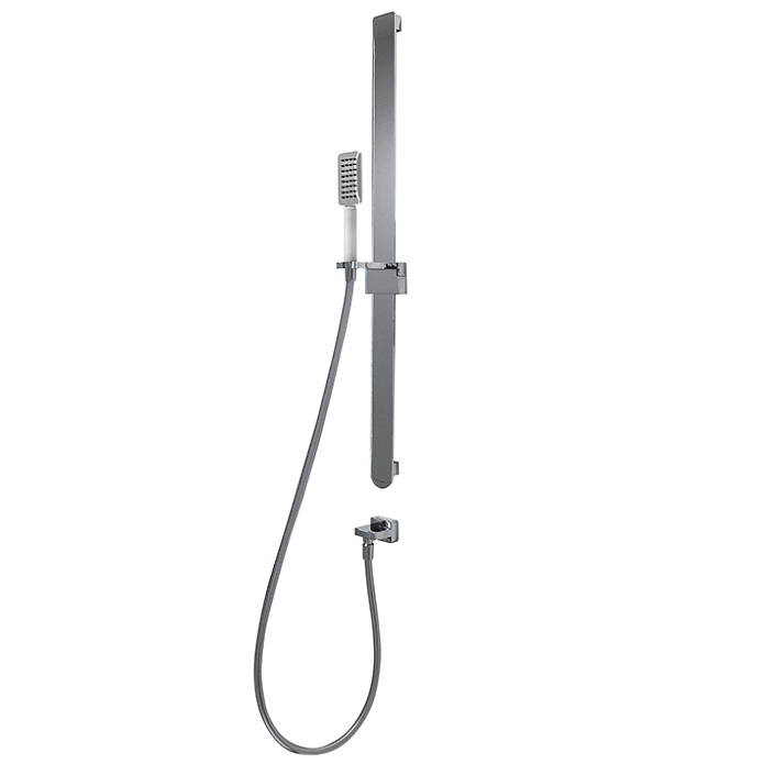 Forma Комплект для душа (стойка+ручной душ+гибкий шланг+подвод воды) хром
