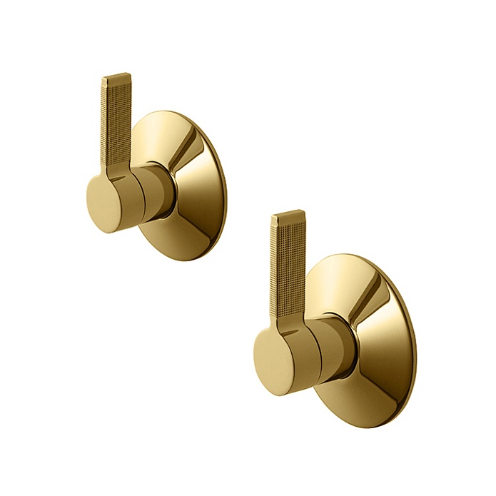 Lignage Luxe Комплект вентилей запорных золото