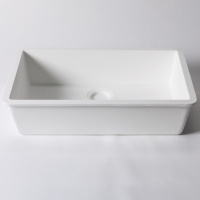 Basic C829 Раковина 70x40x17 см Krion 1100 Е под столешницу белая