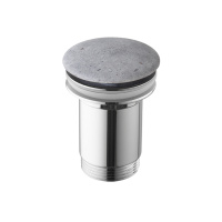 Slender Донный клапан (кнопка-клик) без перелива цвет Acero Concrete