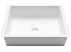 Basic B811 Раковина 38х28х11,5 см Krion 1100 E под столешницу белая