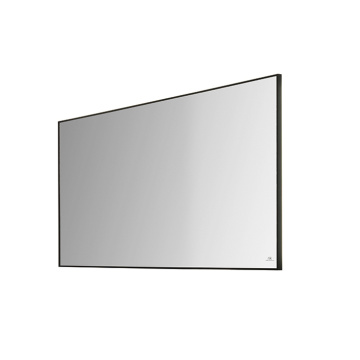 Square Зеркало 80х60 см в черной рамке с подсветкой с системой антизапотевания горизонтальное