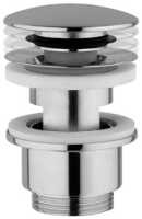 Донный клапан (кнопка-клик) с переливом хром