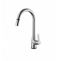 Kitchen Смеситель для кухни сенсорное управление поворотный излив 360' H:36,5 см хром