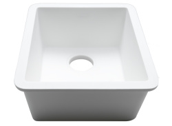 Basic C827 Раковина 34х40х17 см Krion 1100 Е под столешницу белая