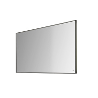 Square Зеркало 100х60 см в алюминиевой раме с подсветкой и подогревом черное