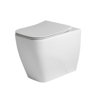 Lounge Унитаз напольный с креплениями белый матовый