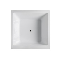 Soleil Square Ванна 160x160 см встроенная комплектация Chasis без смесителя белая