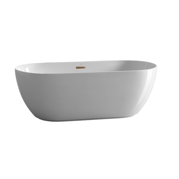 Lounge Oval Ванна 170х75 см акриловая белый/медь Finish Studio медь ID 160407 (100259459)
