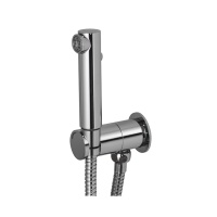 Round Комплект гигиенического душа (душ+шланг+вентиль запорный)