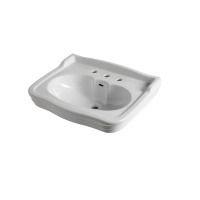 Antic Раковина-консоль 71x57x16 см подвесная с 3-мя отверстиями для смесителя с переливом