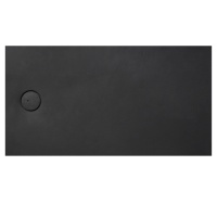 Line Поддон 120x80х3 см крион черный