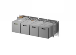 Внутренняя часть смесителя с термостатом на два выхода с подводом воды