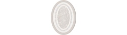 10x14 Inserto Adamascado Ambar