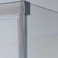 S+Line 5 Especial Шторка для душа 70x200 см профиль Negro Mate правая