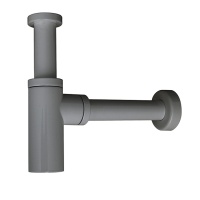 Urban Сифон для раковины в виде бутылки титан