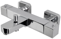 Acro N Смеситель для ванны и душа с термостатом наружный хром