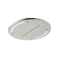 Rondo Верхний душ 40х40 см встраиваемый в потолок с функцией дождя, каскада и хромотерапии с пультом управления хром