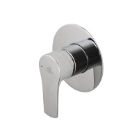 Curve Наружная часть встроенного смесителя для душа хром