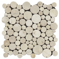 Paradise Round Stone Blanco 31,5x31,5x1