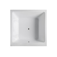 Soleil Square Ванна 160x160 см встроенная Basic без смесителя белая
