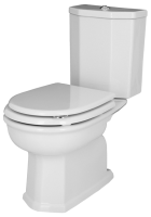 Imagine Унитаз напольный с горизонтальным выxодом с креплениями белый