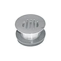 Донный клапан открытый с решеткой без перелива хром